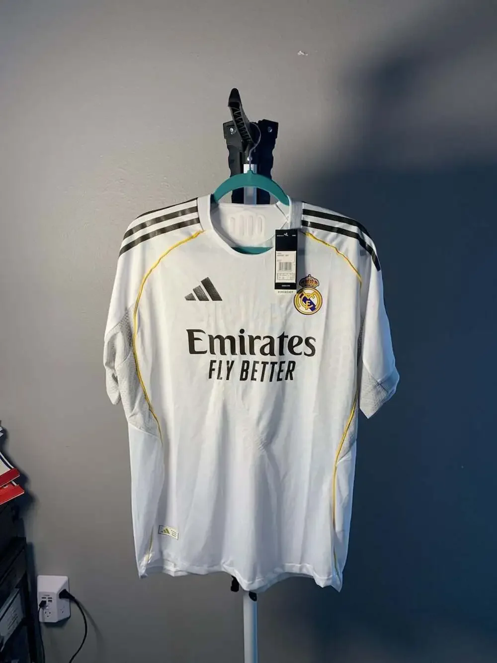 Adidas Real Madrid Vini Jr. 7 Home Jersey White 2XL NWT